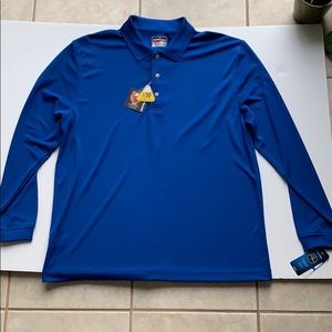 Men’s Grand Slam Golf Long Sleeve Collared Shirt